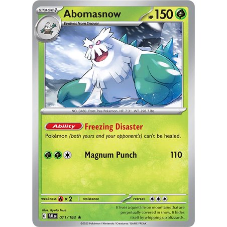 Abomasnow (Reverse/Holo)