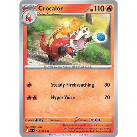 Crocalor (Reverse/Holo)
