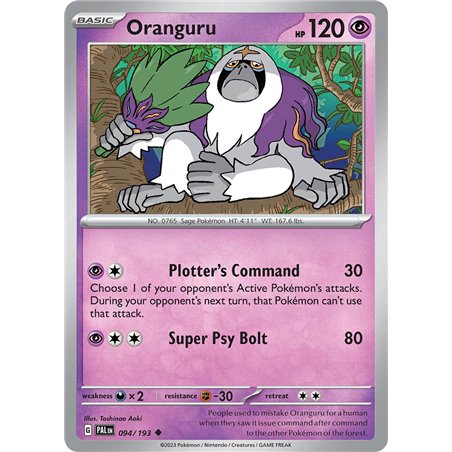 Oranguru (Reverse/Holo)