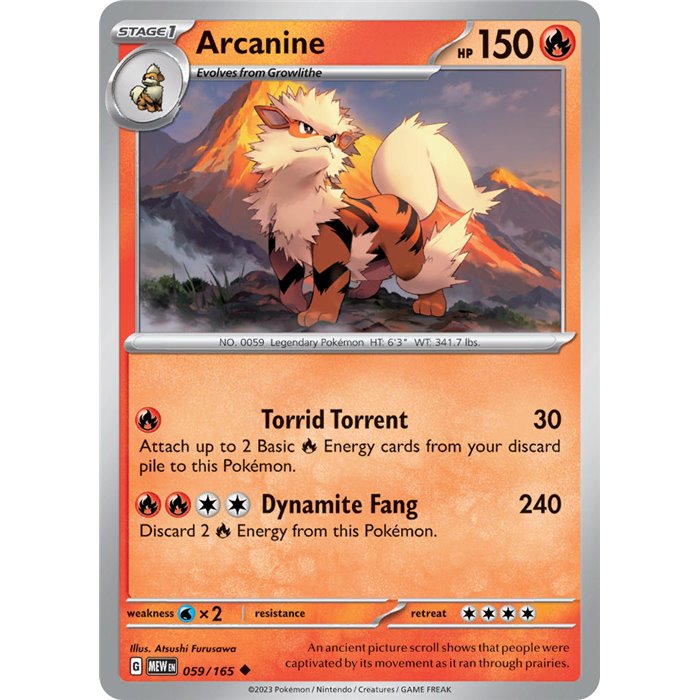 Arcanine (Reverse/Holo)