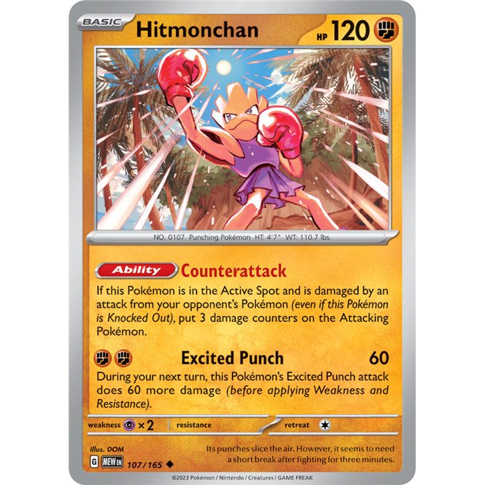 Hitmonchan (Reverse/Holo)