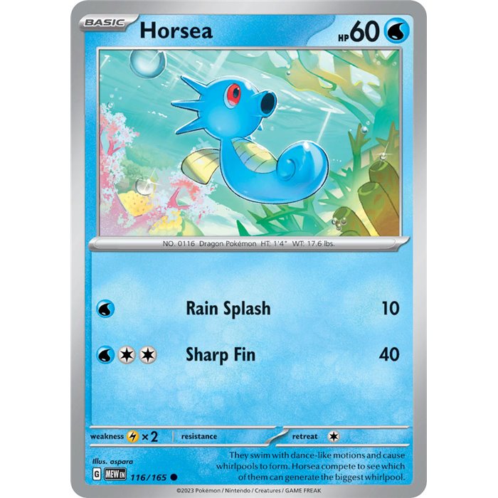 Horsea (Reverse/Holo)