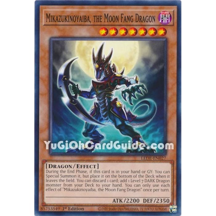 Mikazukinoyaiba, theMoon Fang Dragon (Common)