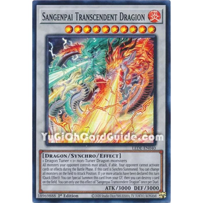 Sangenpai Trascendent Dragion (Super Rare)