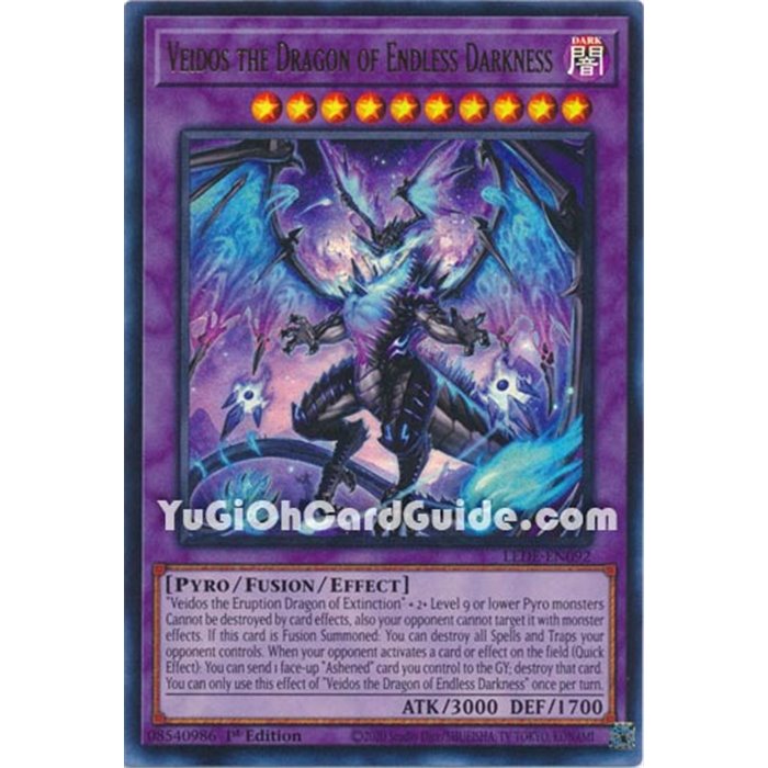 Veidos the Dragon of the Endless Darkness (Quarter Century Rare)