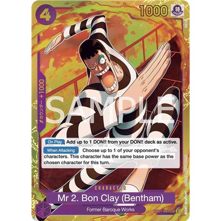 Mr.2.Bon.Kurei (Bentham) (Secret Rare)