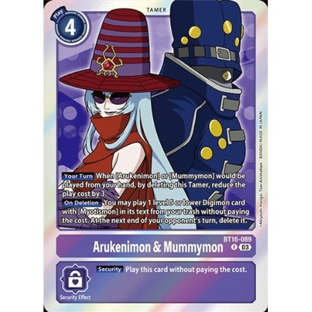Arukenimon and Mummymon (Rare)