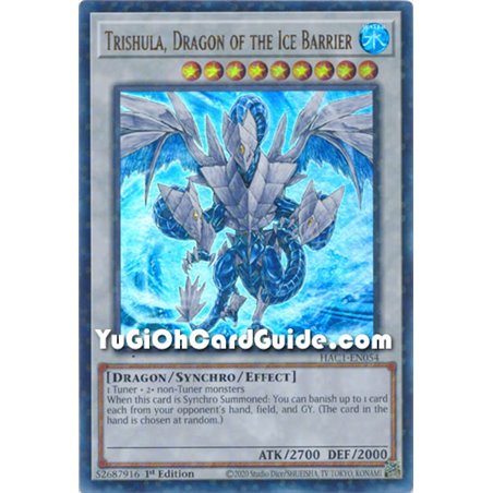 Trishula, Dragon of the Ice Barrier (Quarter Century Rare)
