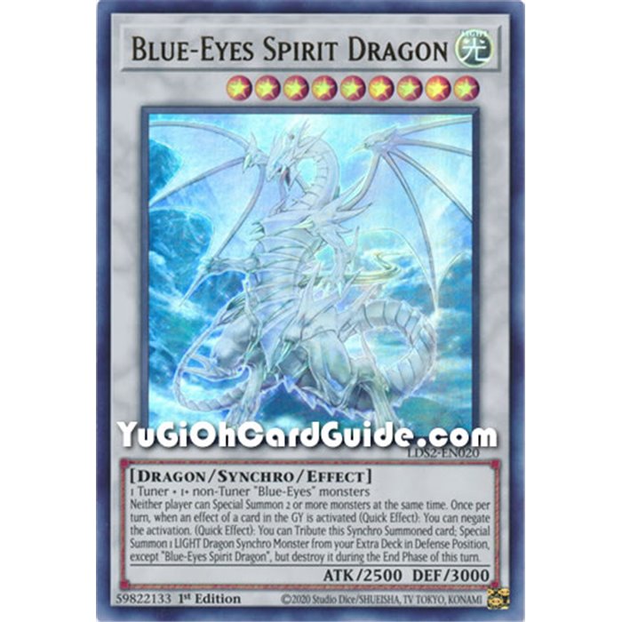 Blue-Eyes Spirit Dragon (Super Rare)