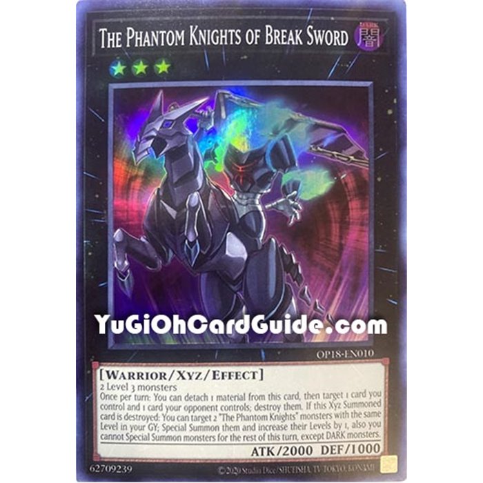 The Phantom Knights of Break Sword (Platinum Secret Rare)