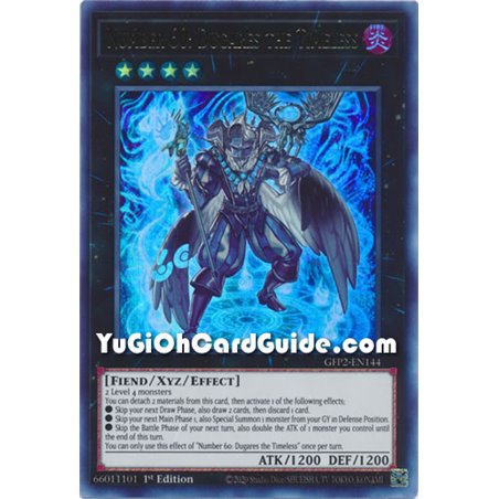 Number 60: Dugares the Timeless (Platinum Secret Rare)