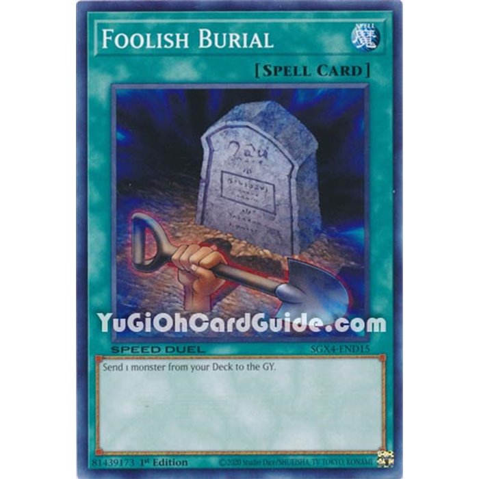 Foolish Burial (Super Rare)