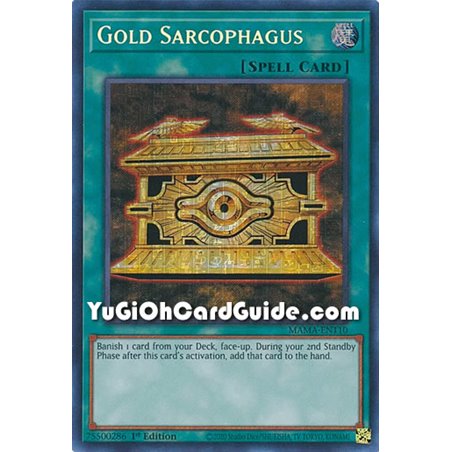Gold Sarcophagus (Platinum Secret Rare)