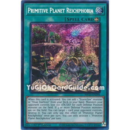 Primitive Planet Reichphobia (Prismatic Collector Rare)