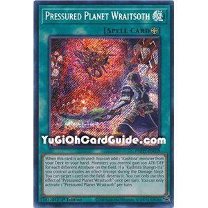 Pressured Planet Wraitsoth (Platinum Secret Rare)