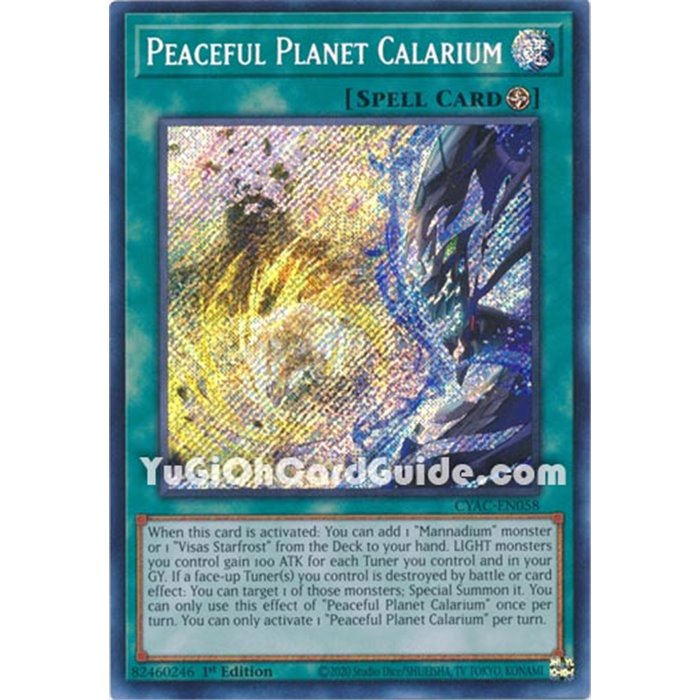 Peaceful Planet Calarium (Secret Rare)