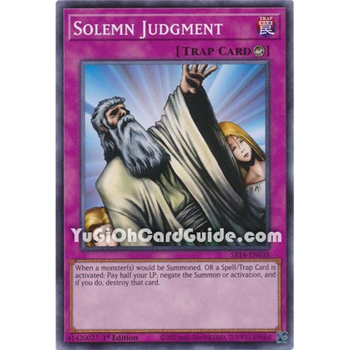 Solemn Judgment (Super Rare)