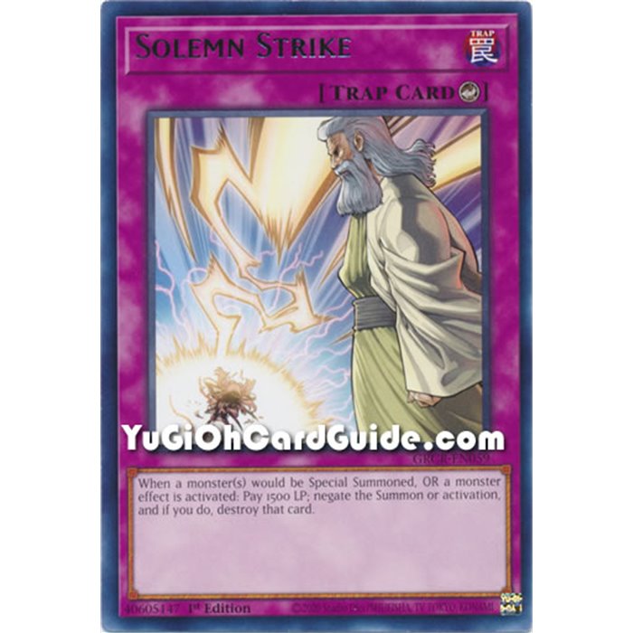 Solemn Strike (Prismatic Collector Rare)