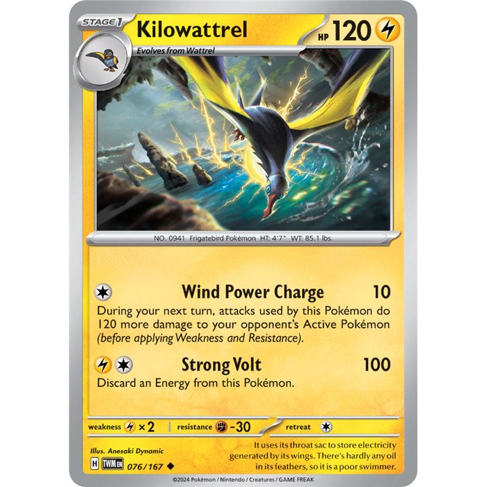 Kilowattrel (Uncommon)