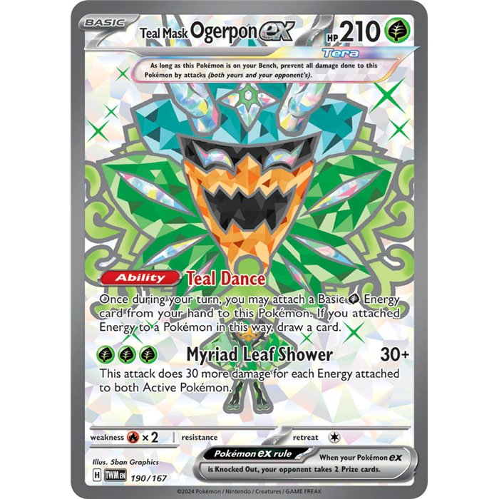 Teal Mask Ogerpon ex (Full Art)