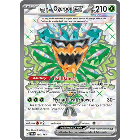 Teal Mask Ogerpon ex (Full Art)