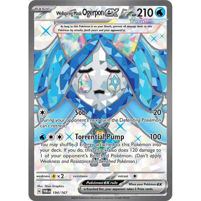 Wellspring Mask Ogerpon ex (Full Art)