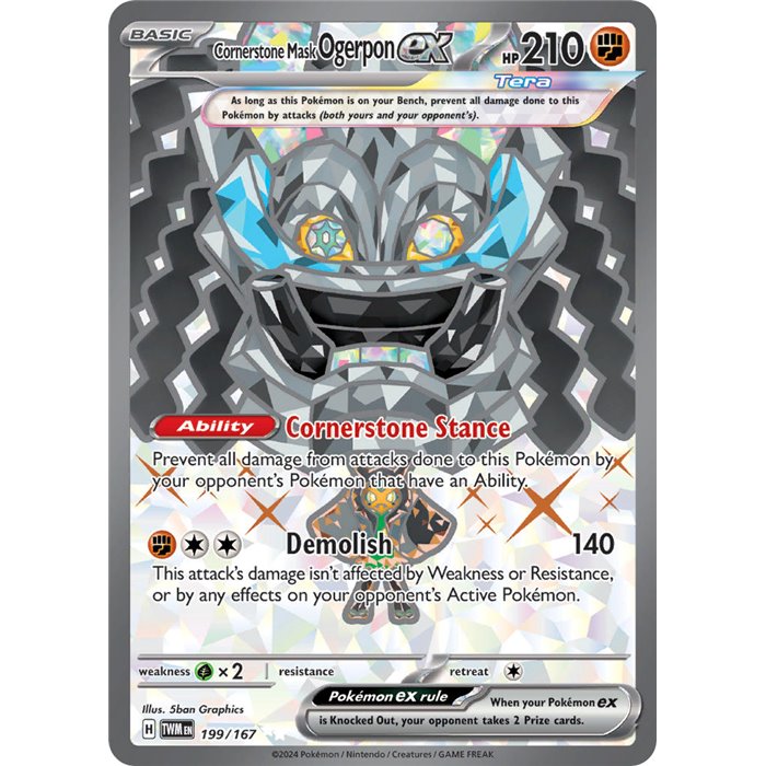 Cornerstone Mask Ogerpon ex (Full Art)