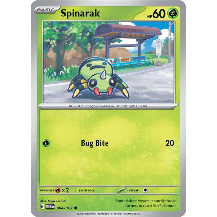 Spinarak (Common/Reverse Holofoil)