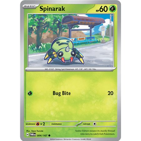 Spinarak (Common/Reverse Holofoil)