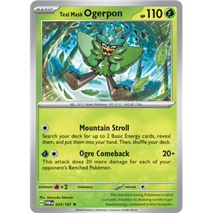 Teal Mask Ogerpon (Rare/Reverse Holofoil)