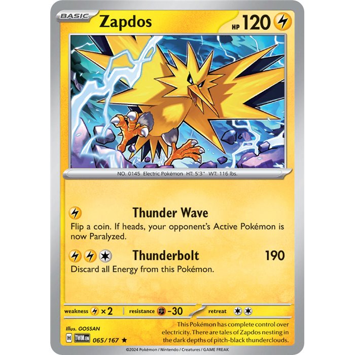 Zapdos (Rare/Reverse Holofoil)