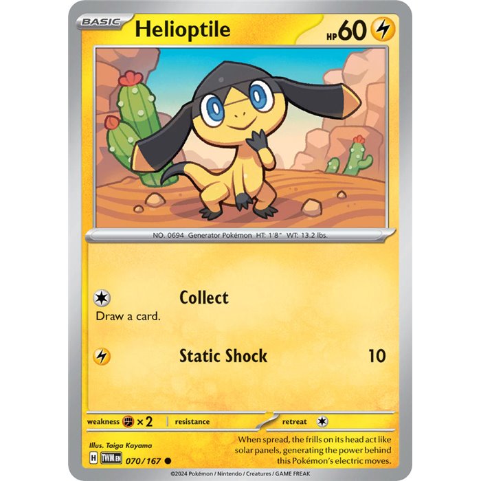 Helioptile (Common/Reverse Holofoil)