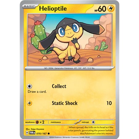 Helioptile (Common/Reverse Holofoil)