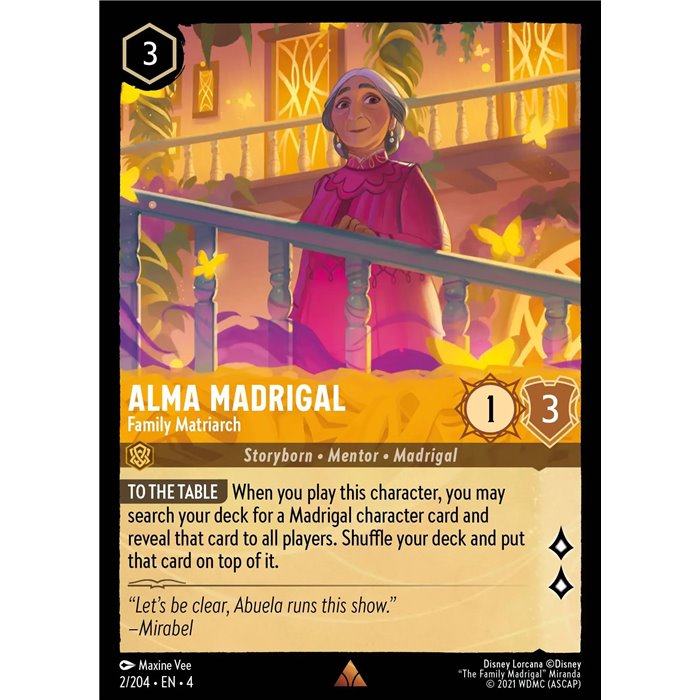 Alma Madrigal - Family Matriarch (Rare)