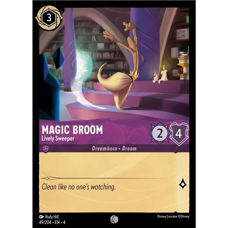 Magic Broom - Lively Sweeper (Common)