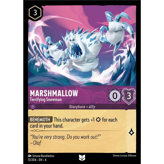 Marshmallow - Terrifying Snowman (Uncommon)