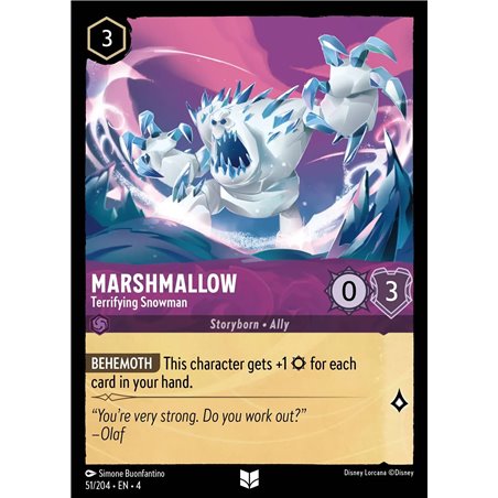 Marshmallow - Terrifying Snowman (Uncommon)