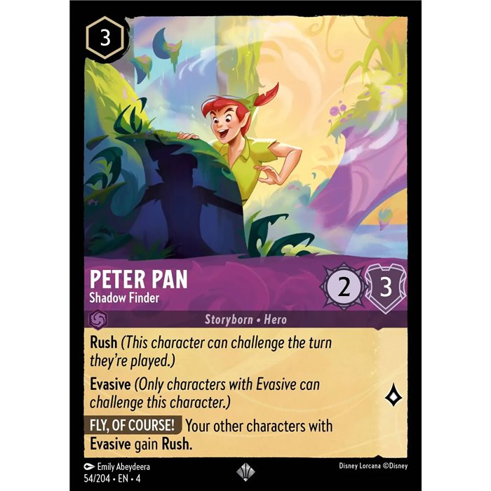 Peter Pan - Shadow Finder (Super Rare)