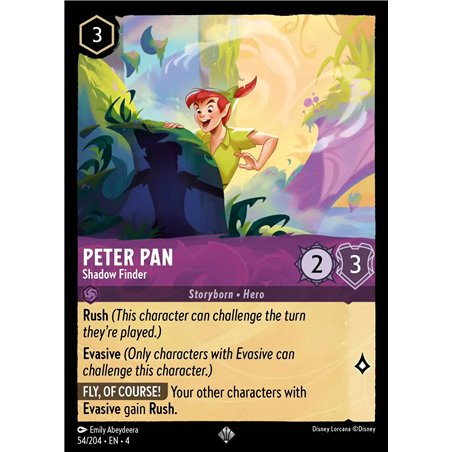 Peter Pan - Shadow Finder (Super Rare)