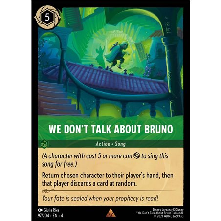 We Don't Talk About Bruno (Rare)