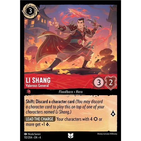 Li Shang - Valorous General (Uncommon)