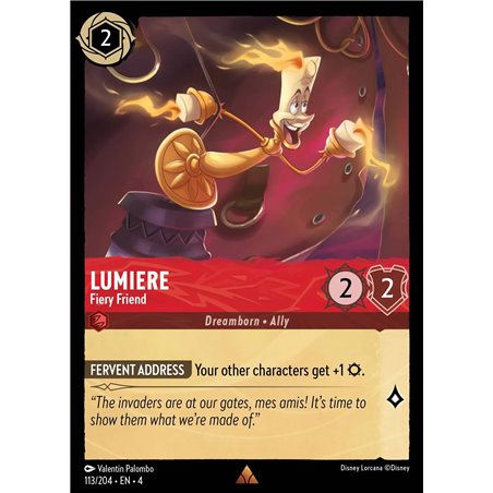 Lumiere - Fiery Friend (Rare)