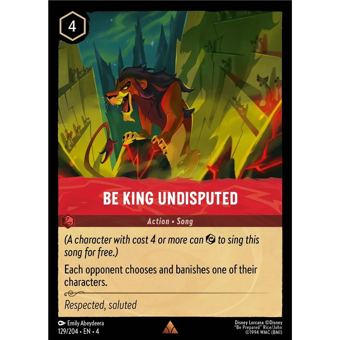 Be King Undisputed (Rare)