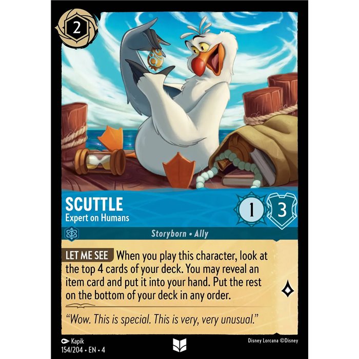 Scuttle - Expert on Humans (Uncommon)