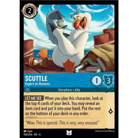 Scuttle - Expert on Humans (Uncommon)