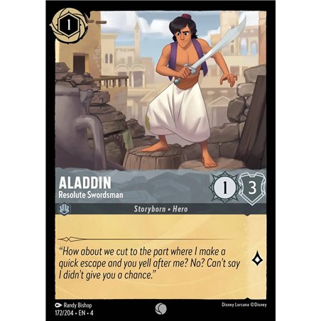 Aladdin - Resolute Swordsman (Common)