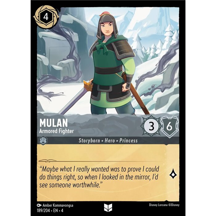 Mulan - Armored Fighter (Uncommon)