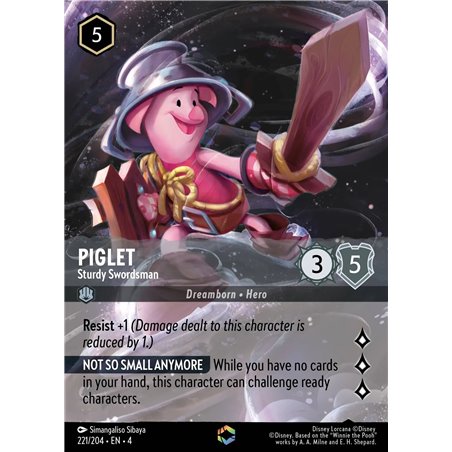 Piglet - Sturdy Swordsman (Enchanted)