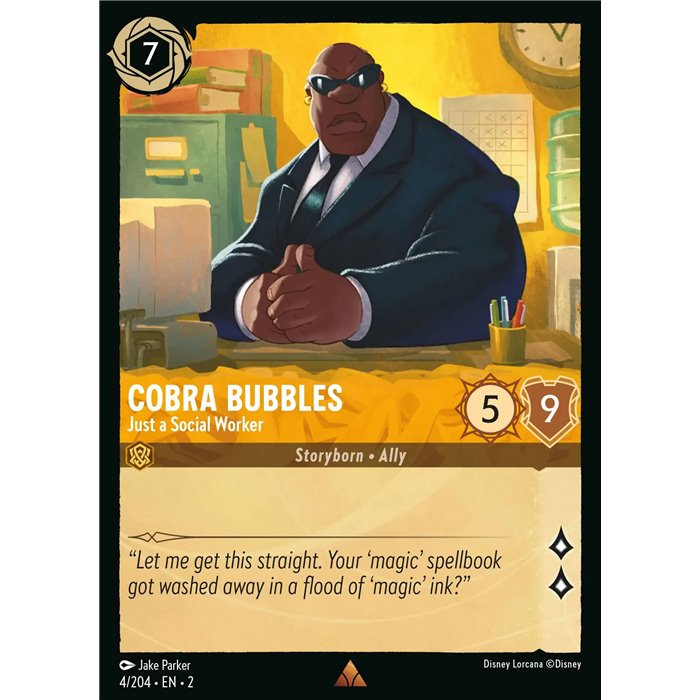 Cobra Bubbles - Just a Social Worker (Rare)