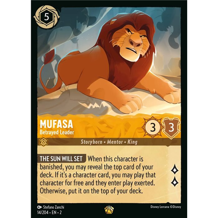 Mufasa - Betrayed Leader (Legendary)